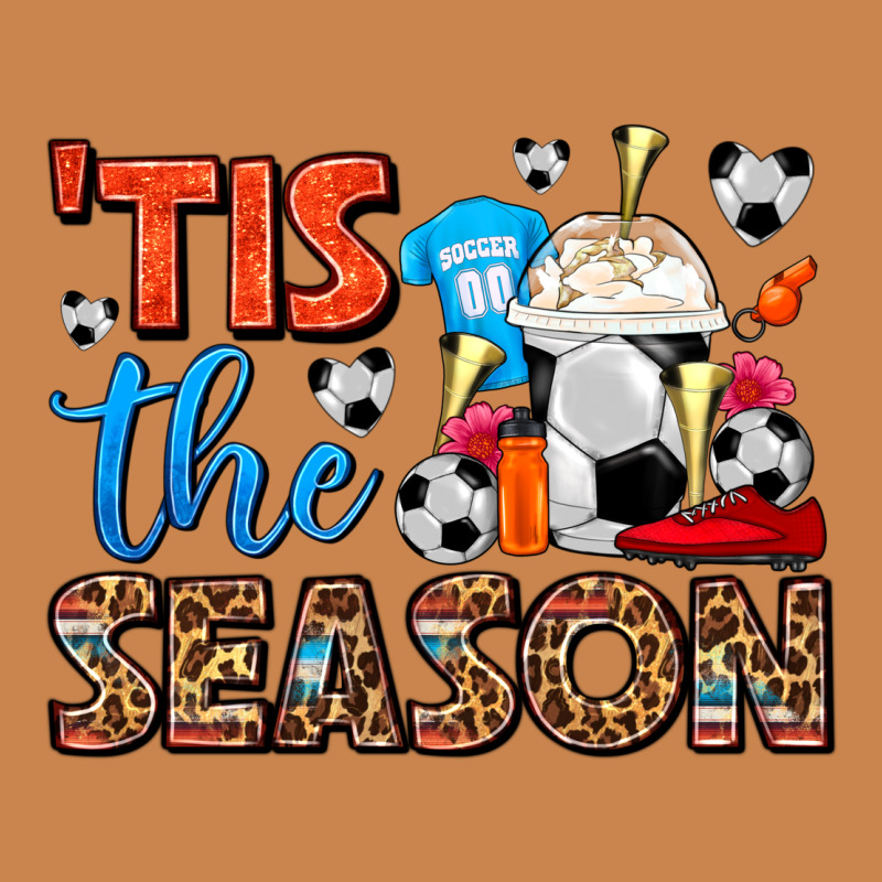 Tis The Season  Soccer  Frappe Coffee Heavyweight Hoodie by FaDigitalArtStudio | Teevron