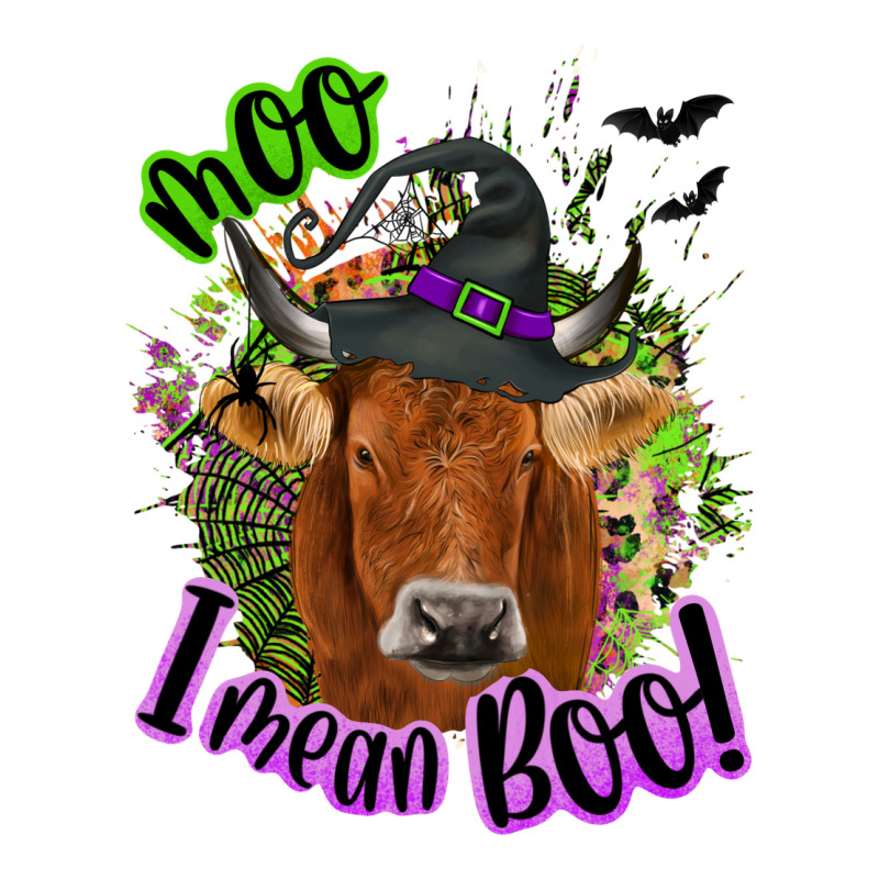 Moo I Mean Boo Cow Premium Tee by NancyCooperArtShop | Teevron