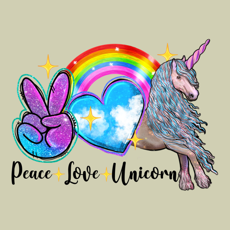 Peace Love Unicorn Heavy Core Tee by LillyAllenDesigns | Teevron
