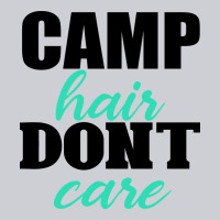 Camp Hair Don't Care Black Heavyweight Sweatshirt | Teevron