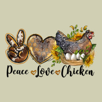Western Peace Love Chickens Heavy Core Tee | Teevron