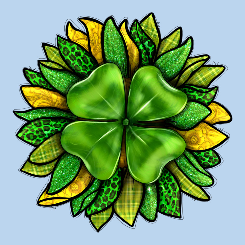 St. Patricks Sunflower With Clover Classic Tee by BundleAndBundleShop | Teevron