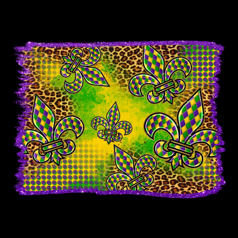 Mardi Gras Background Ladies Tee by BarkalooDesign | Teevron