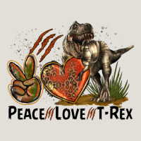 Western Peace Love T-rex Heavy Core Tee | Teevron