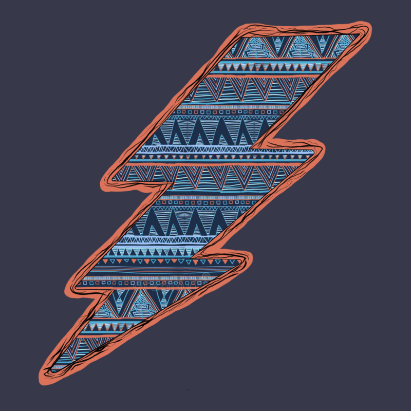 Western Orange Border Aztec Lightning Long Sleeve Tee by Bettercallsaul | Teevron