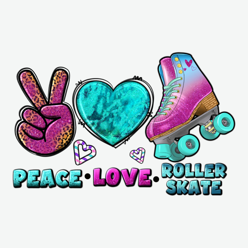 Peace Love Roller Skate Urban Heavy Tee by BundleAndBundleShop | Teevron
