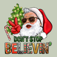 Don't Stop Believing Santa Classic Tee | Teevron