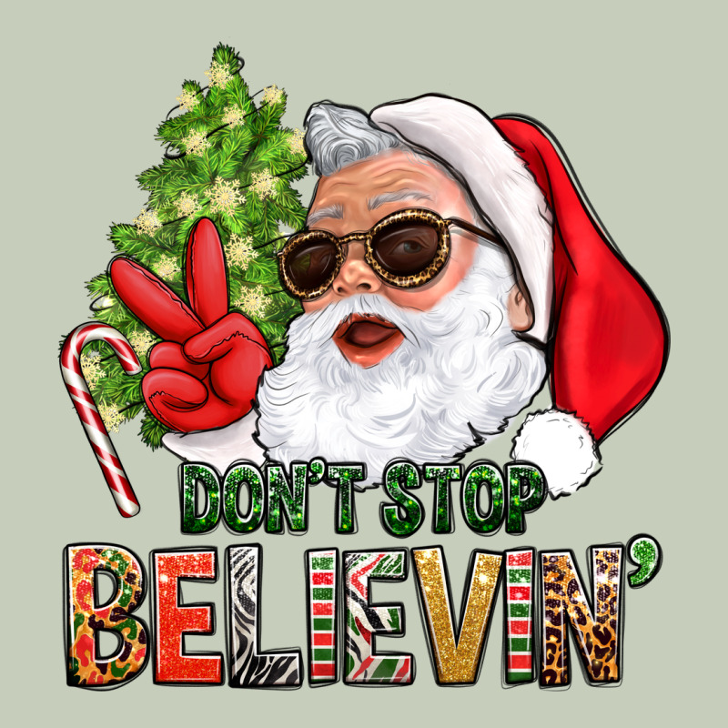 Don't Stop Believing Santa Classic Tee by BundleAndBundleShop | Teevron