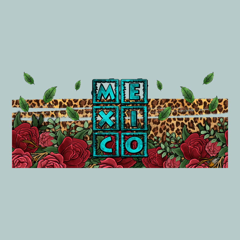 Mexico With Roses Heavy Core Tee by Jasminsmagicworld | Teevron
