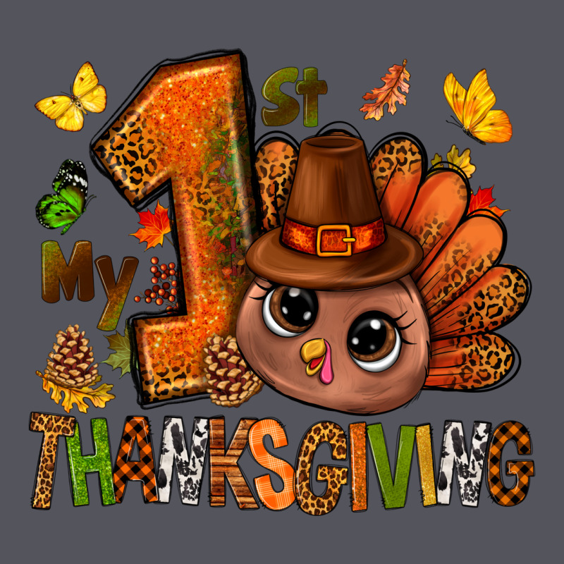 My First Thanksgiving With Turkey Bbs Vintage Hoodie by BundleAndBundleShop | Teevron