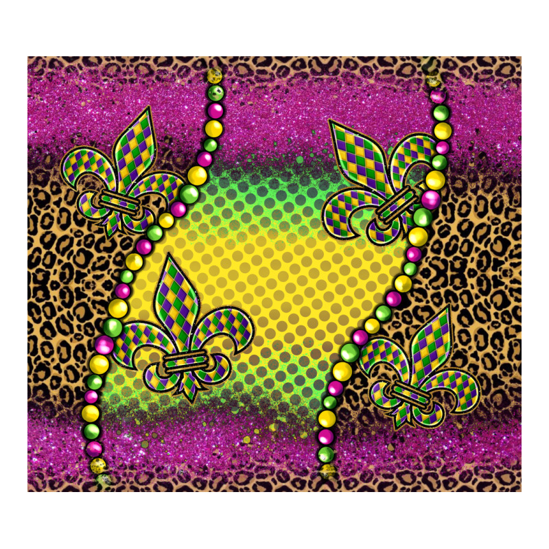 Mardi Gras  Leopard Pink Glitter Ladies Tee by BarkalooDesign | Teevron