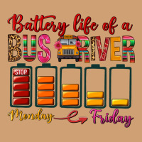 Battery Life Of A Bus Driver Vintage Tee | Teevron