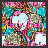 hair boss and hand mirror with money and leopard seamless pattern bbs | Teevron