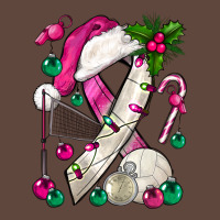 Pink Christmas Breast Cancer Ribbon Volleyball Classic Tee | Teevron