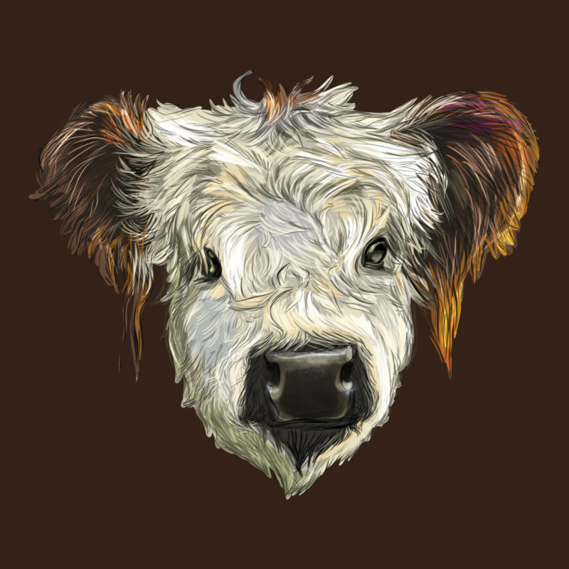 White Calf Scottish Heavy Core Tee by BarkalooDesign | Teevron