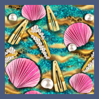 Hair Clasp And Sea Shells With Leopard Beach Seamless Pattern Bbs Vintage Hoodie | Teevron