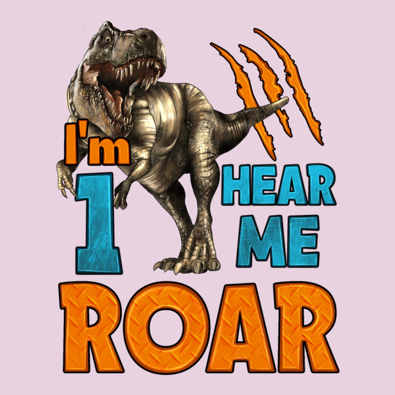I'm One Hear Me Roar Dinosaur Birthday Ladies Tee by LillyAllenDesigns | Teevron