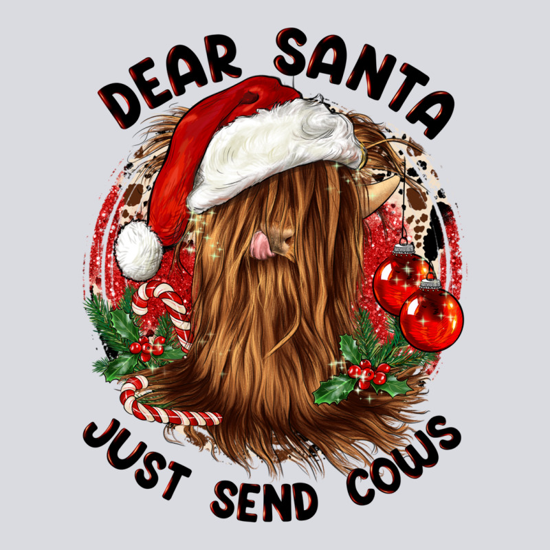 Dear Santa Just Send Cows Zipper Hoodie by CowGirlArtShop | Teevron