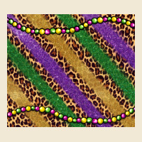 Mardi Gras Leopard Glitter Bead Ladies Tee | Teevron