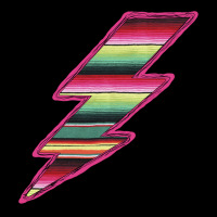 Pink Serape Lightning Long Sleeve Tee | Teevron