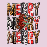 Merry Merry Merry Christmas Lightning Bolt Classic Tee | Teevron