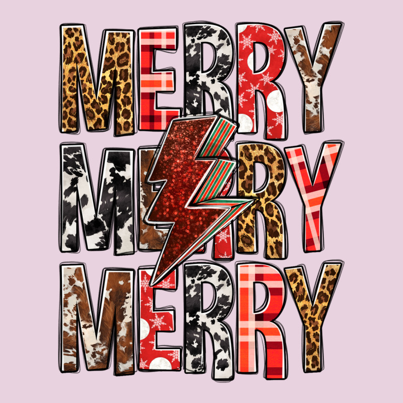 Merry Merry Merry Christmas Lightning Bolt Classic Tee by BundleAndBundleShop | Teevron