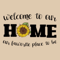 Welcome To Our Home Sunflower Heavyweight Sweatshirt | Teevron