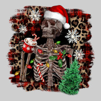 Skeleton With Coffee Cup Christmas Premium Tee | Teevron