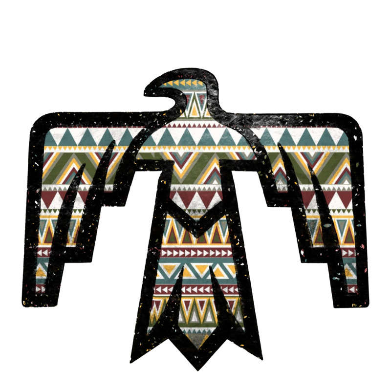 Western Green Aztec Thunderbird Long Sleeve Tee by Bettercallsaul | Teevron