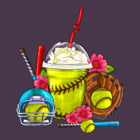 Softball Frappe Coffee Heavyweight Hoodie | Teevron