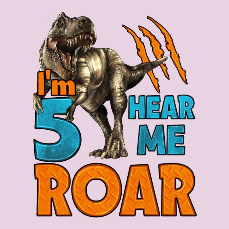 I'm Five Hear Me Roar Dinosaur Birthday Ladies Tee by LillyAllenDesigns | Teevron