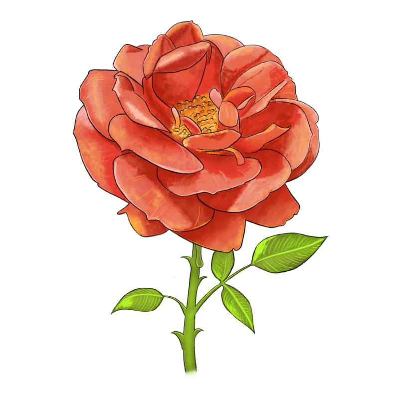 All A Twitter Rose Premium Tee by LillyAllenDesigns | Teevron