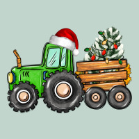 Christmas Tractor Zipper Hoodie | Teevron