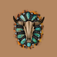 Western Gemstone Bull Skull Long Sleeve Tee | Teevron