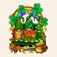 St. Patricks Gnomes Truck With Rainbow Vintage Tee | Teevron