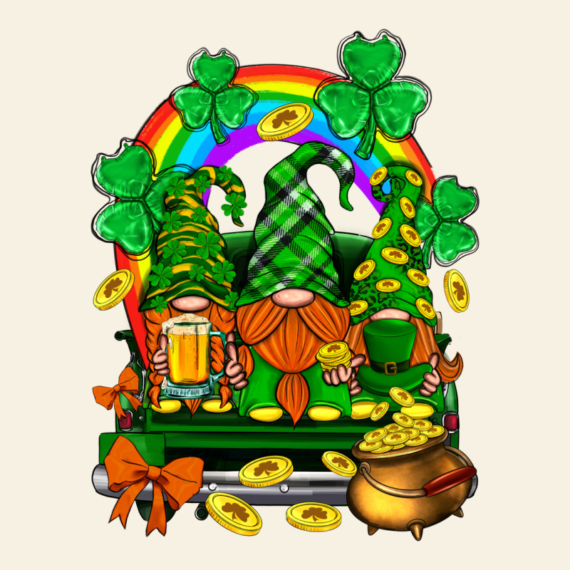 St. Patricks Gnomes Truck With Rainbow Vintage Tee by BundleAndBundleShop | Teevron