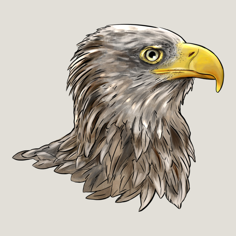 American White Sea Eagle Head Heavy Core Tee by LillyAllenDesigns | Teevron