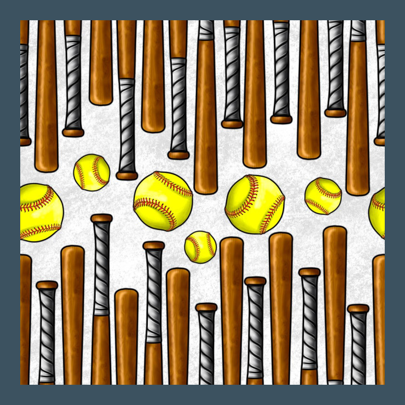 Softball Bat Seamless Pattern Urban Heavy Tee by BundleAndBundleShop | Teevron