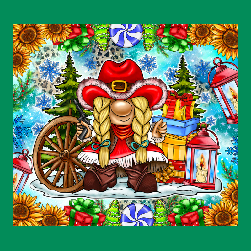 Christmas Cowboy Gnome Urban Hoodie by CowhideDigitalArt | Teevron