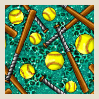 Softball Bat With Leopard And Glitter Seamless Pattern Urban Heavy Tee | Teevron