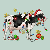 Christmas Holstein Cow Zipper Hoodie | Teevron