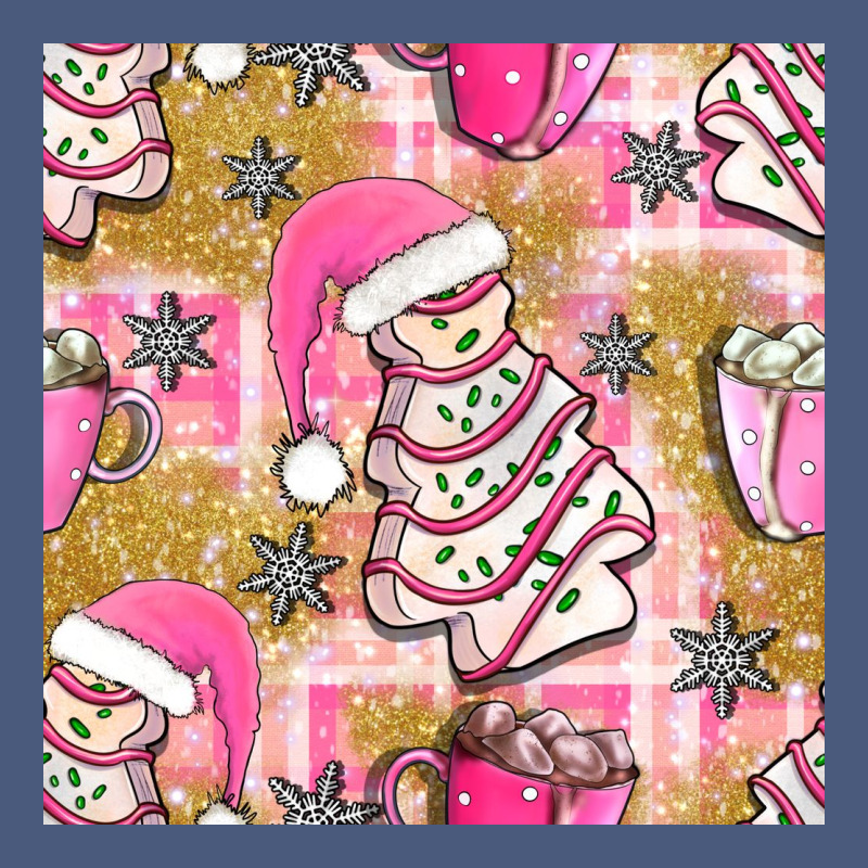 Christmas Cake And Pink Mug Seamless Pattern Bbs Vintage Hoodie by BundleAndBundleShop | Teevron