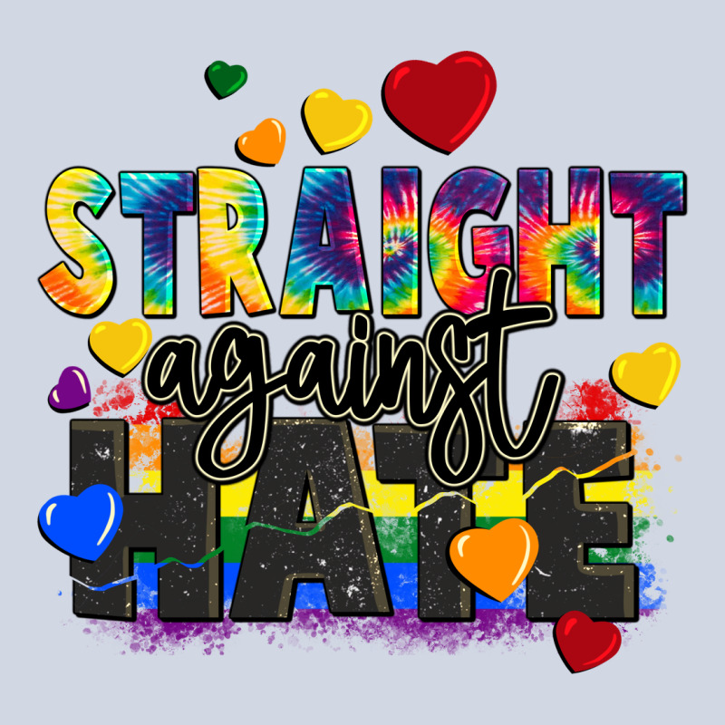Straight Against Hate Premium Sweatshirt by FaDigitalArtStudio | Teevron