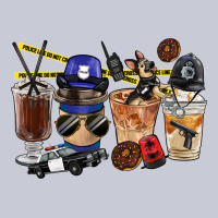 Police Coffee Cups Heavyweight Hoodie | Teevron