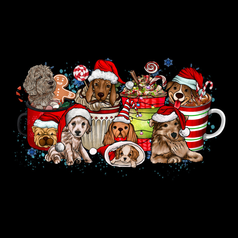 Christmas Dog Coffee Urban Hoodie by CowhideDigitalArt | Teevron