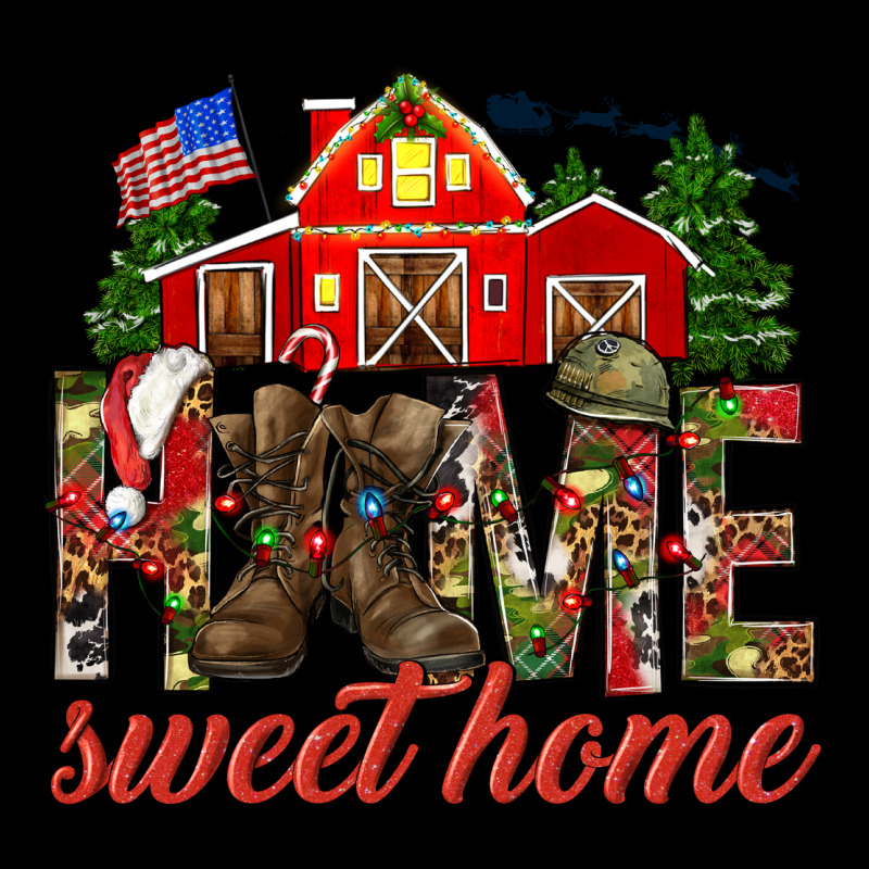 Army Christmas Home Sweet Home Premium Tee by NancyCooperArtShop | Teevron
