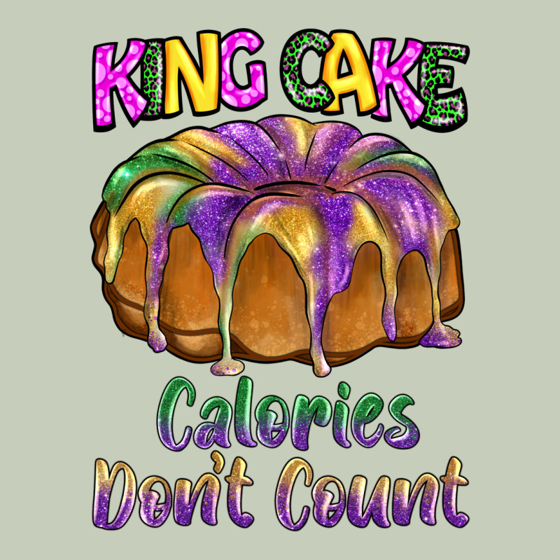 Mardi Gras King Cage Calories Don't Count Ladies Tee by BarkalooDesign | Teevron