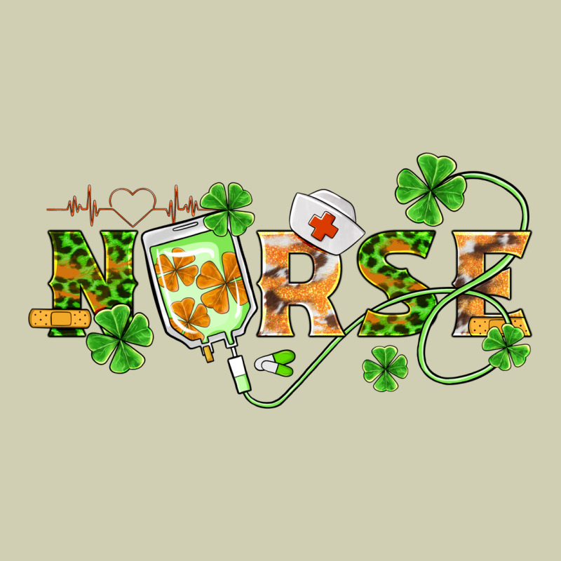 St Patricks Day Nurse Heavy Core Tee by BarkalooDesign | Teevron