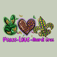Peace Love Mardi Gras Ladies Tee | Teevron