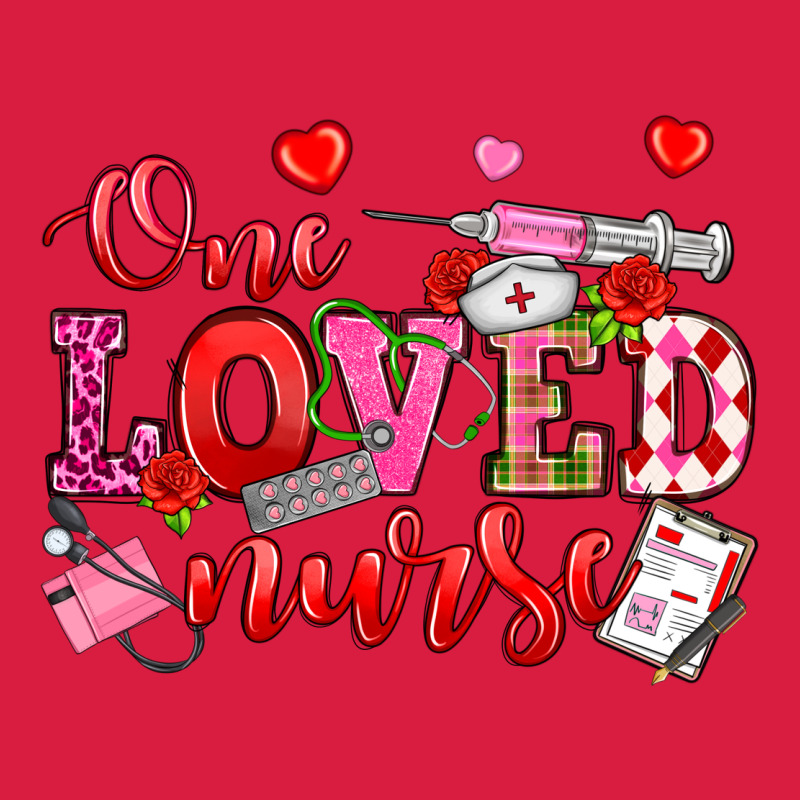 One Loved Nurse Valentine's Day Premium Hoodie by OliviaCreatesArt | Teevron